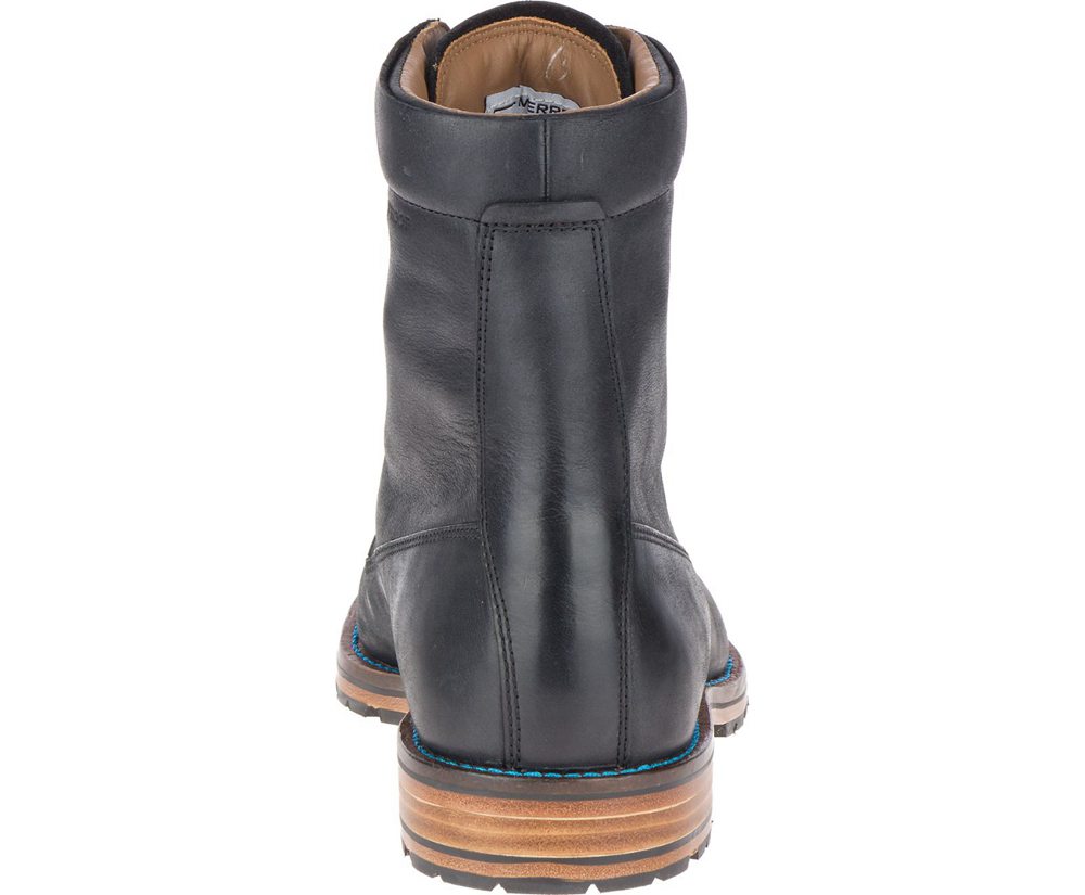 Merrell Støvler Herre - Wayfarer Lace Læder - Sort - JXS697243